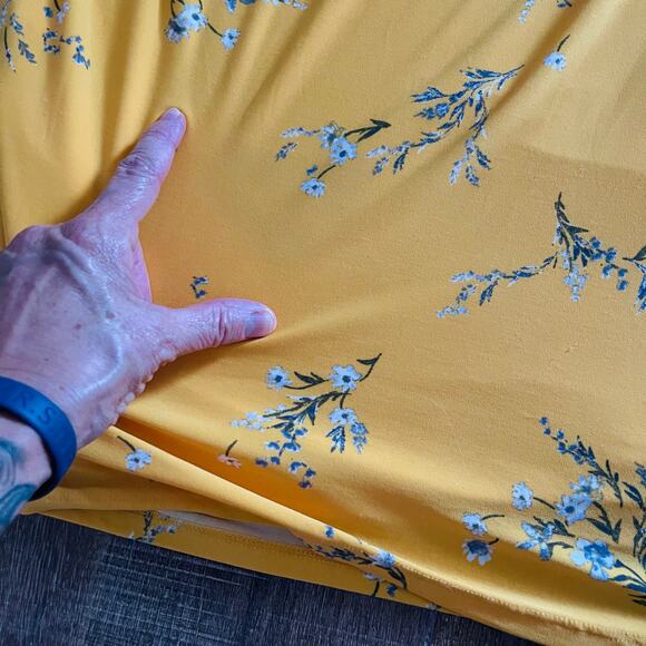 Lauren Ralph Lauren Ruched Floral Boatneck Women's Dress Size 16 - Picture 8 of 13